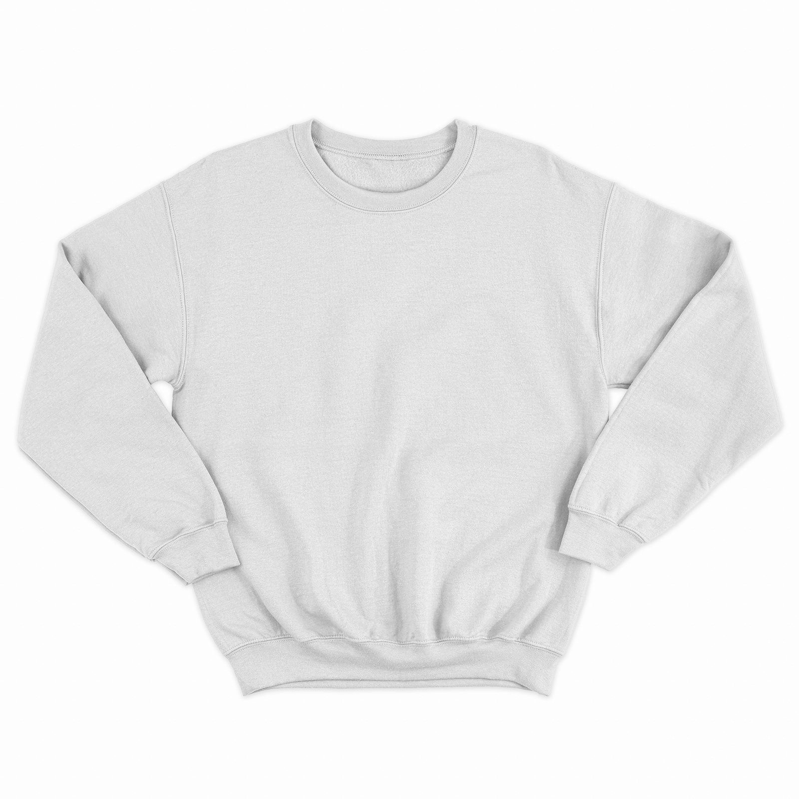 white crewneck sweatshirt template