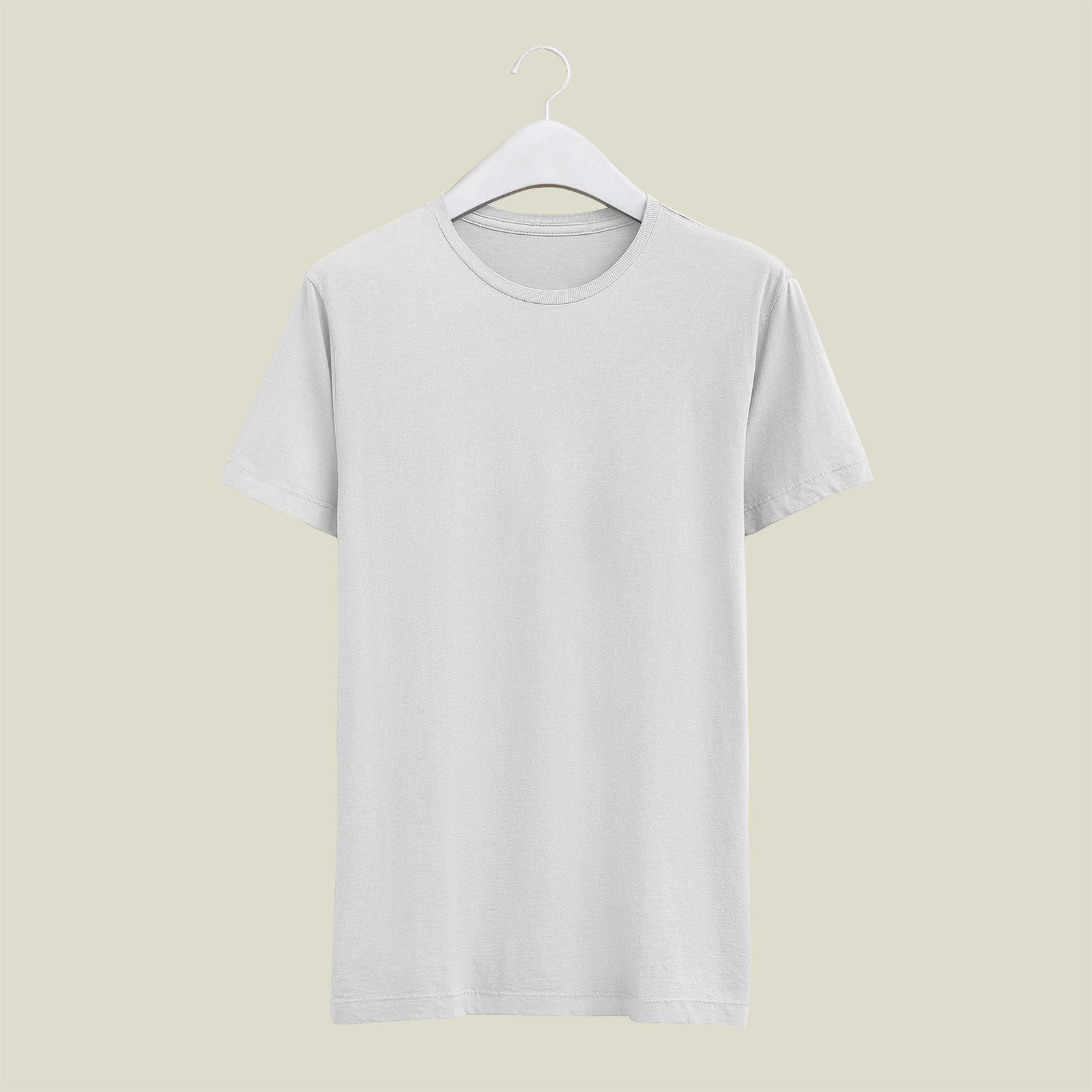 Download White Crew Neck T Shirt Free E Commerce T Shirt Mockup Mockup Mark